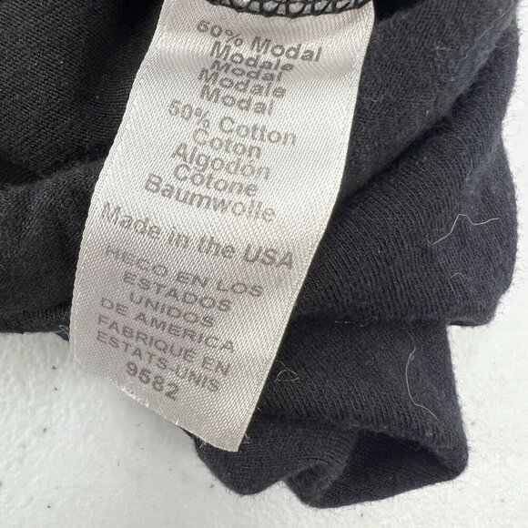 Michael Stars S Black Tank Jumpsuit Cotton Modal Drawstring Waist Theo Lounger - Picture 10 of 10